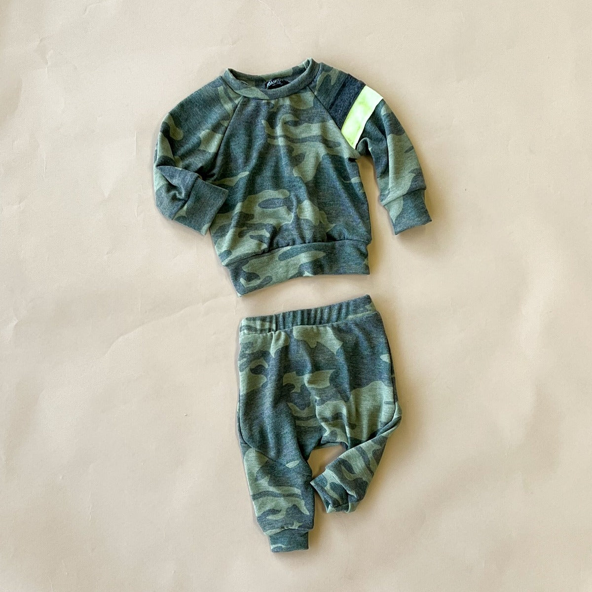 Lily Baby Set | Camo Faux Cashmere
