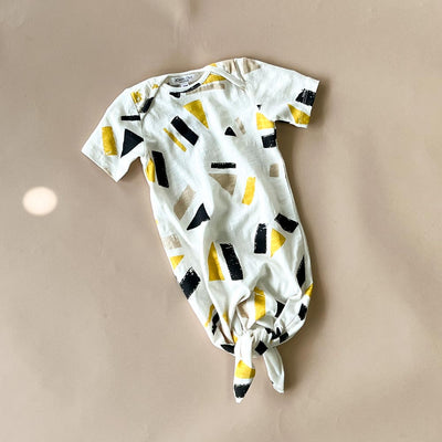 Joah Love shapes printed tie bottom bodysuit for babies.
