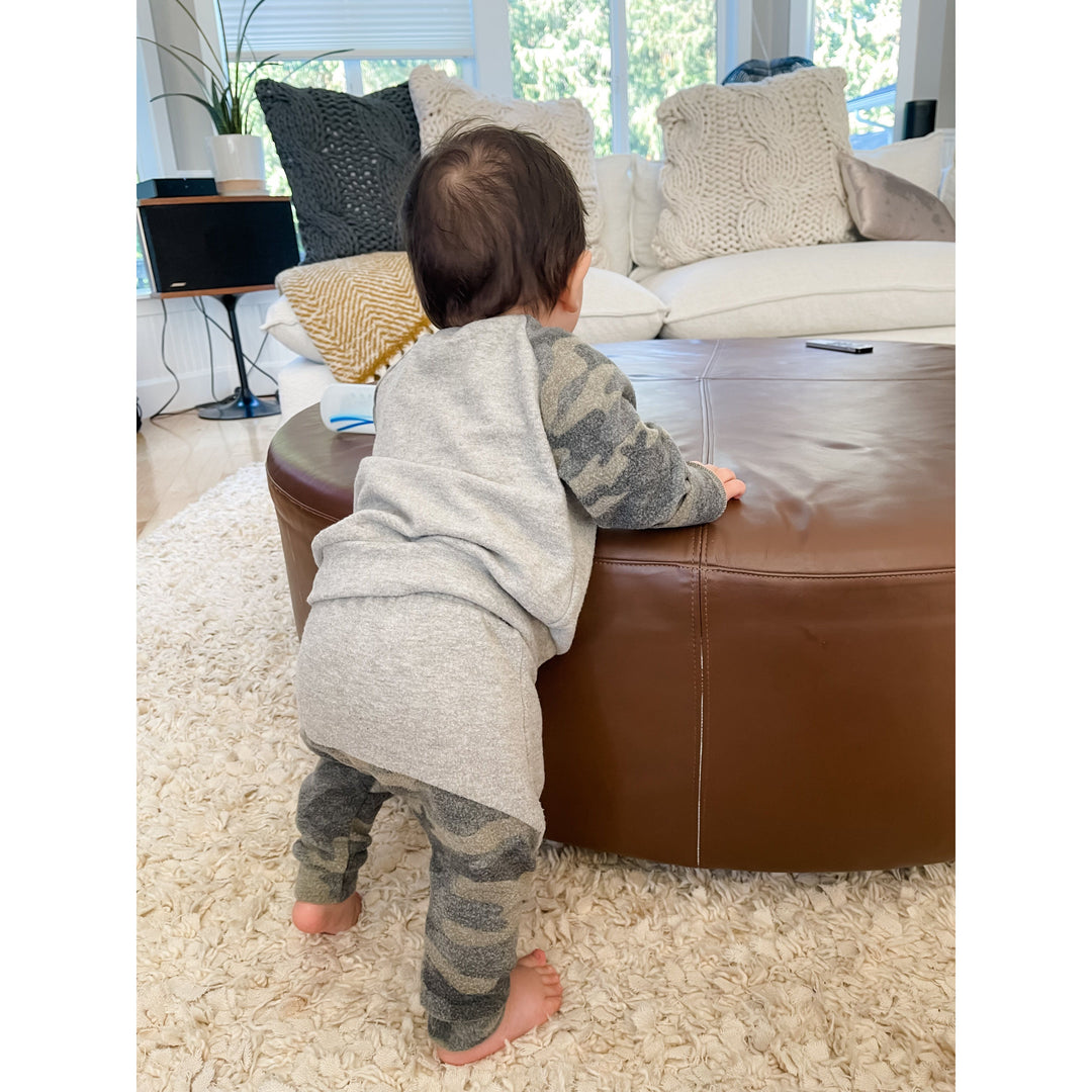 Oren Baby Set | Heather w/ Camo Faux Cashmere – Joah Love