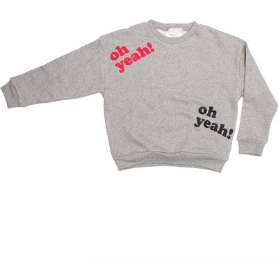 UNISEX KNIT TOP - Bowie | Oh Yeah | Heather - Joah Love